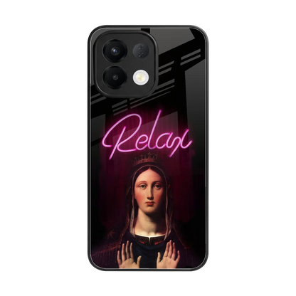 Relax back phone cover | glass case for oppo k13 5g
