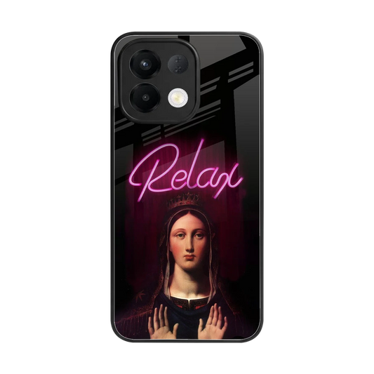 Relax back phone cover | glass case for oppo k13 5g