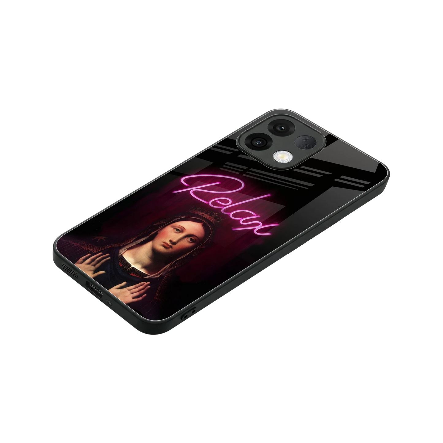 Relax stylish phone case for oppo k13 5g | glossy glass and slim fit