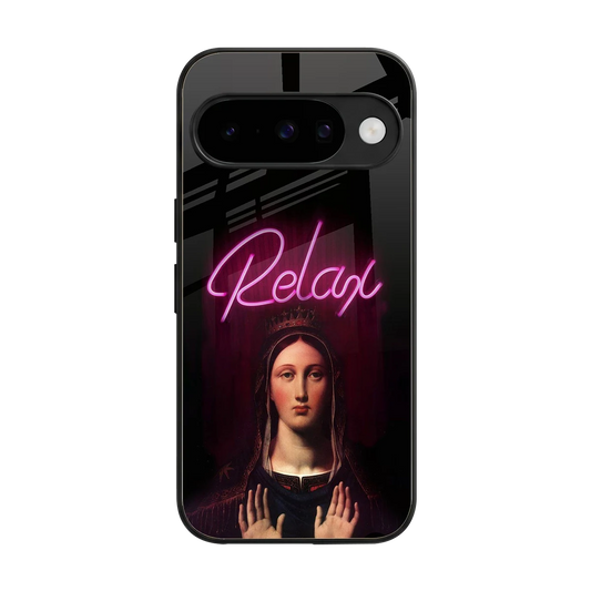 Relax back phone cover | glass case for google pixel 10