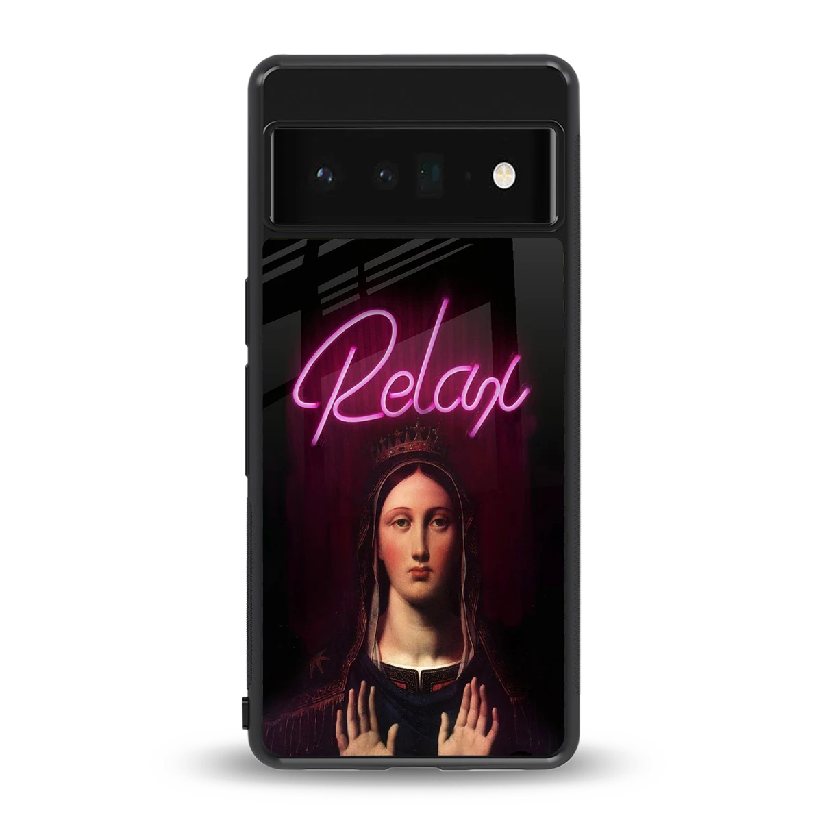 Relax back phone cover | glass case for google pixel 6 pro