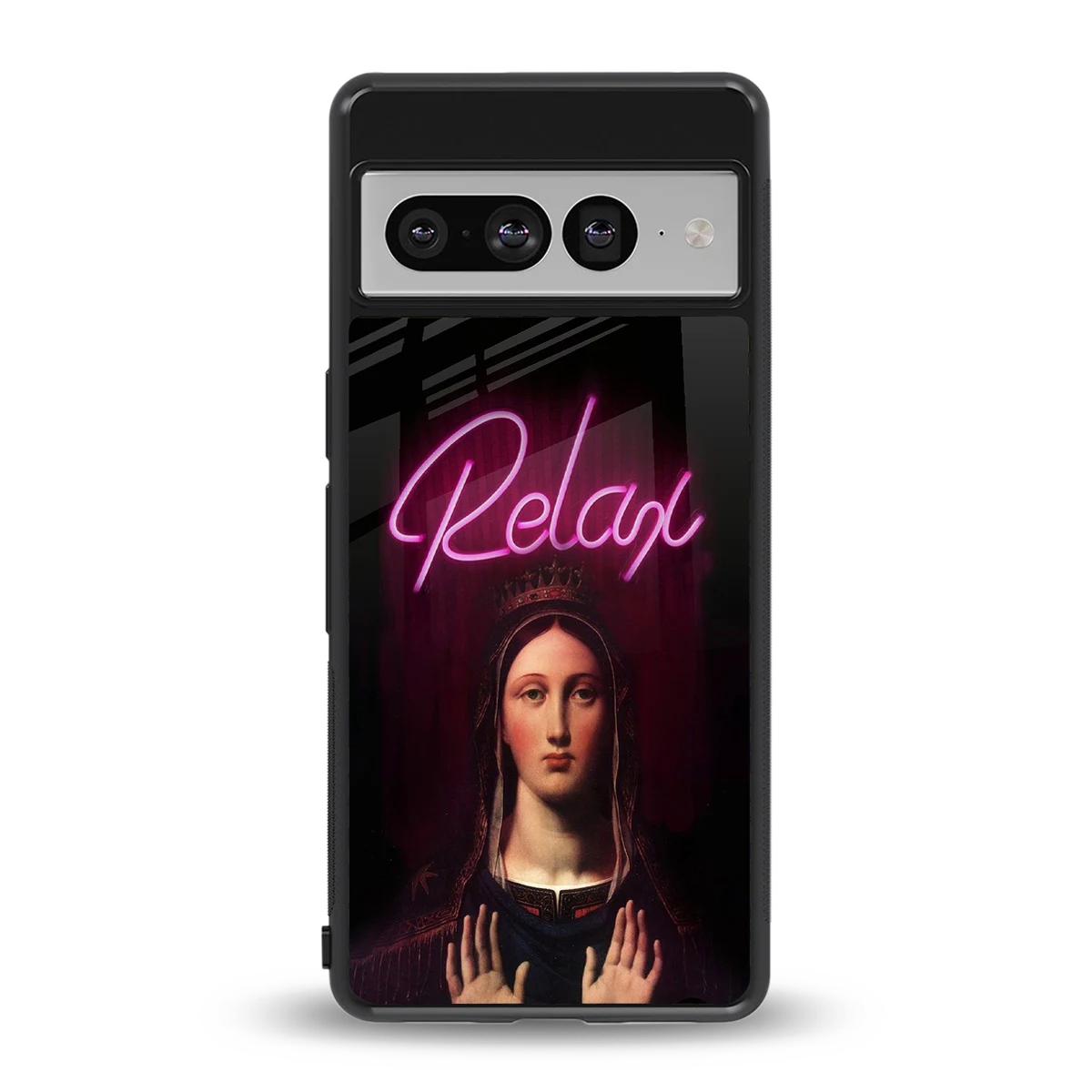 Relax back phone cover | glass case for google pixel 7 pro