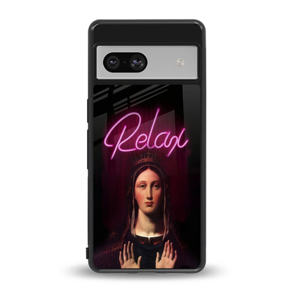 Relax back phone cover | glass case for google pixel 7