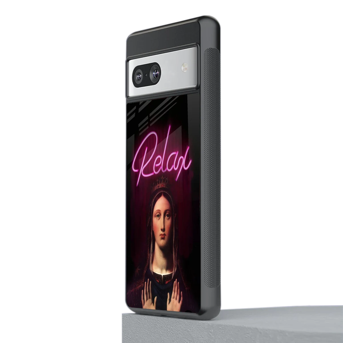 Relax stylish phone case for google pixel 7 | glossy glass and slim fit