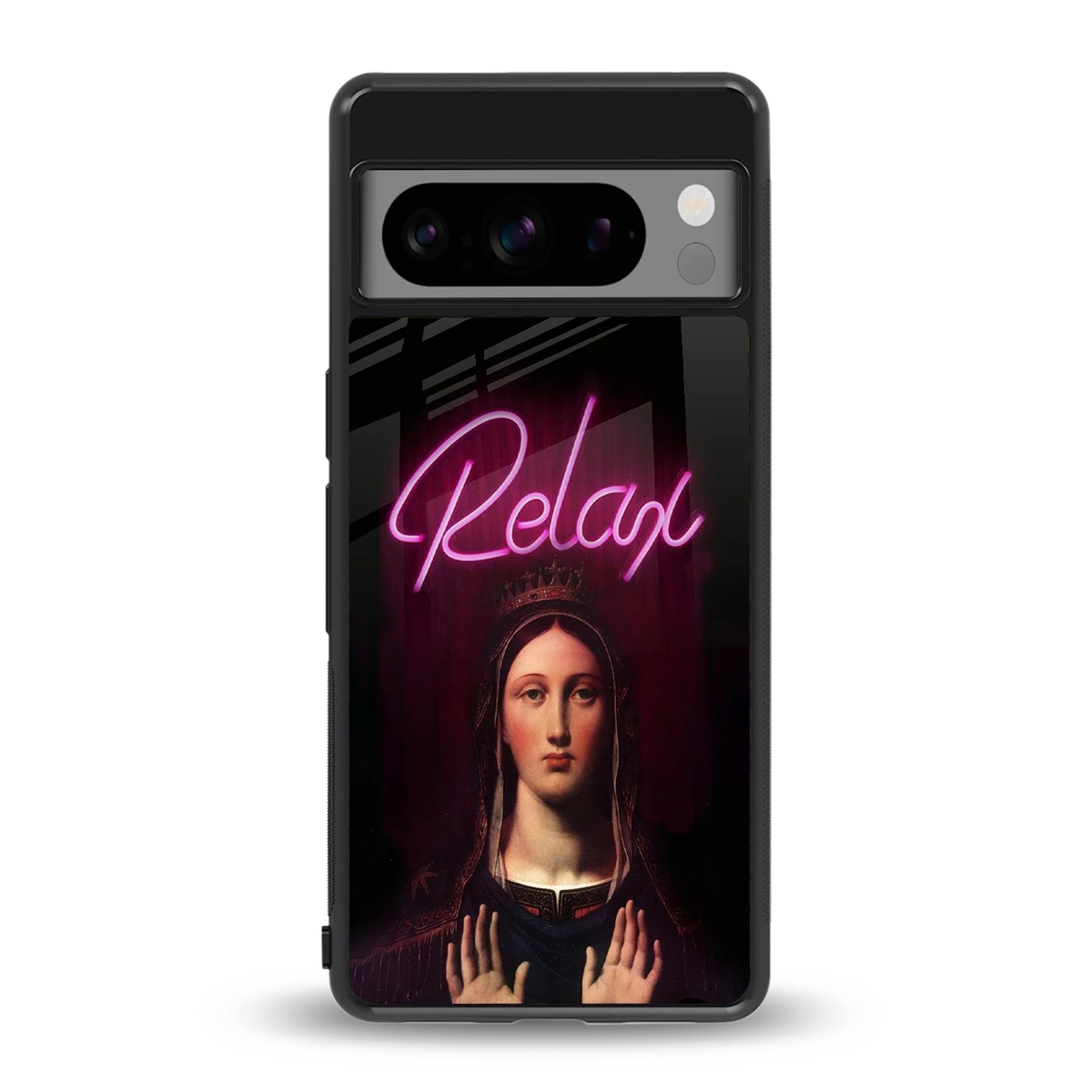 Relax back phone cover | glass case for google pixel 8 pro