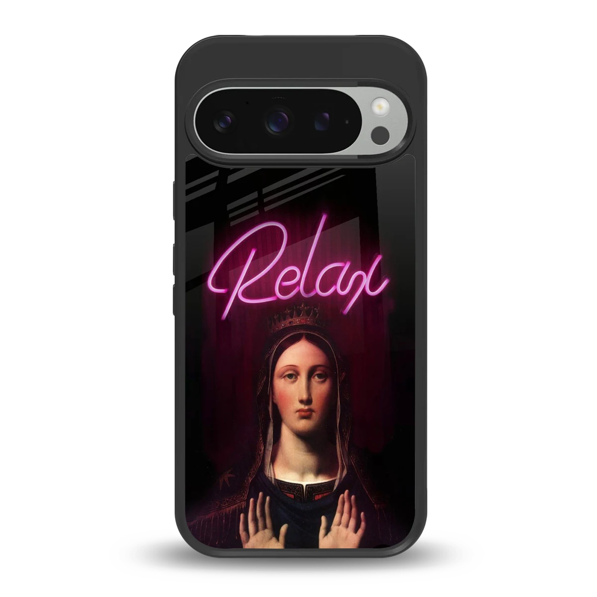 Relax back phone cover | glass case for google pixel 9 pro xl