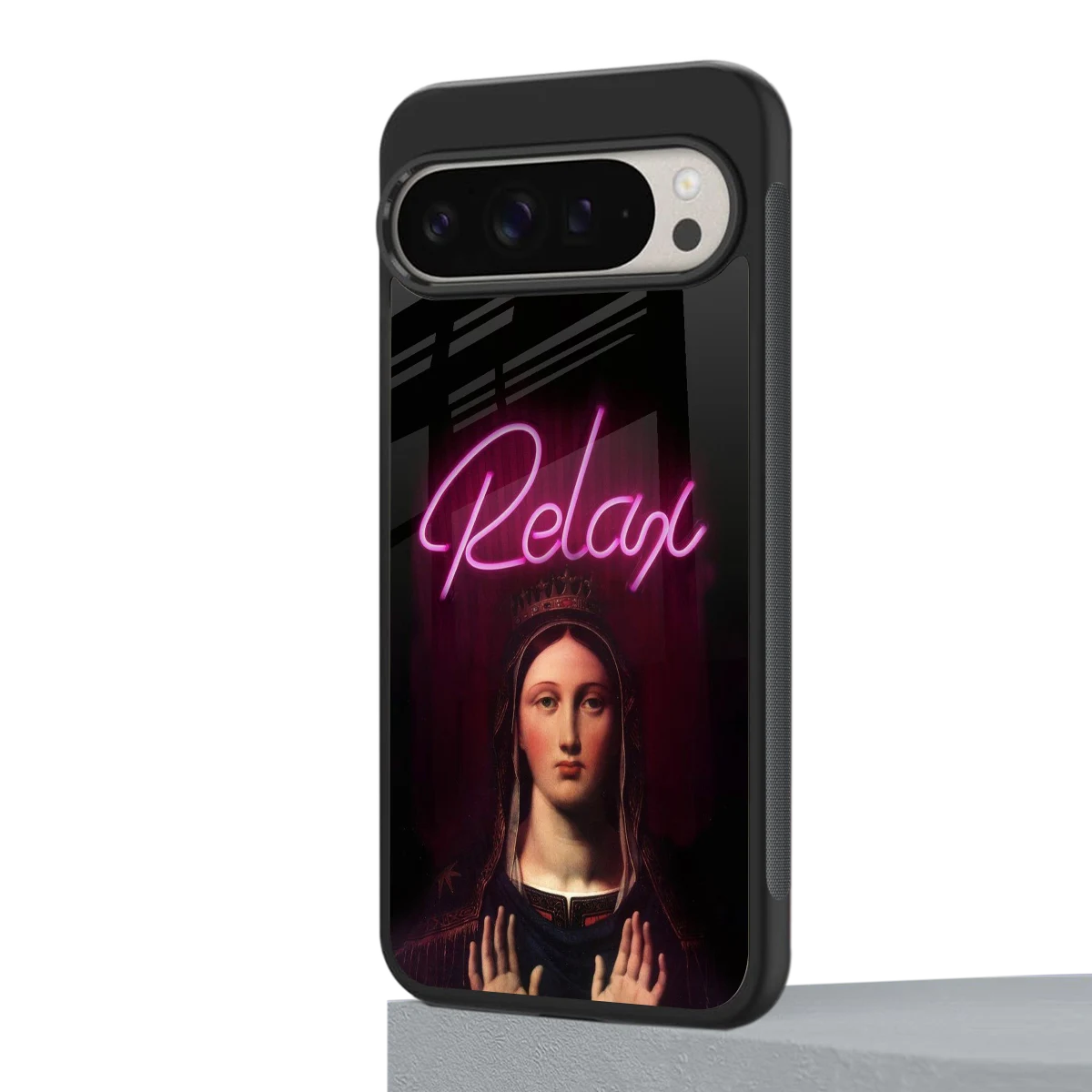 Relax google pixel 9 pro xl mobile cover | shockproof glass phone case