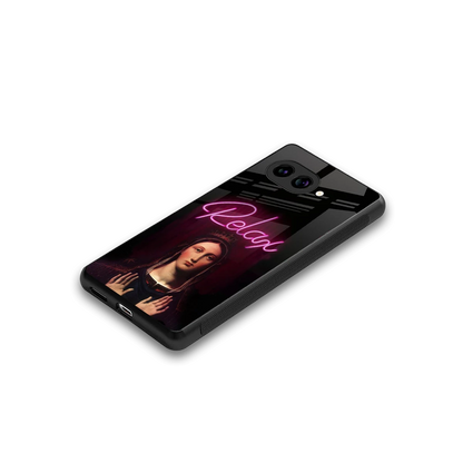 Relax stylish phone case for google pixel 10a | glossy glass and slim fit