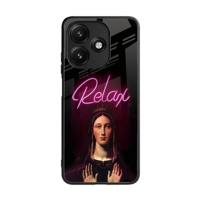 Relax back phone cover | glass case for redmi 12 5g
