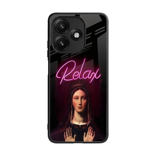Relax back phone cover | glass case for redmi 12 5g