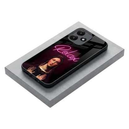 Relax stylish phone case for redmi 12 5g | glossy glass and slim fit