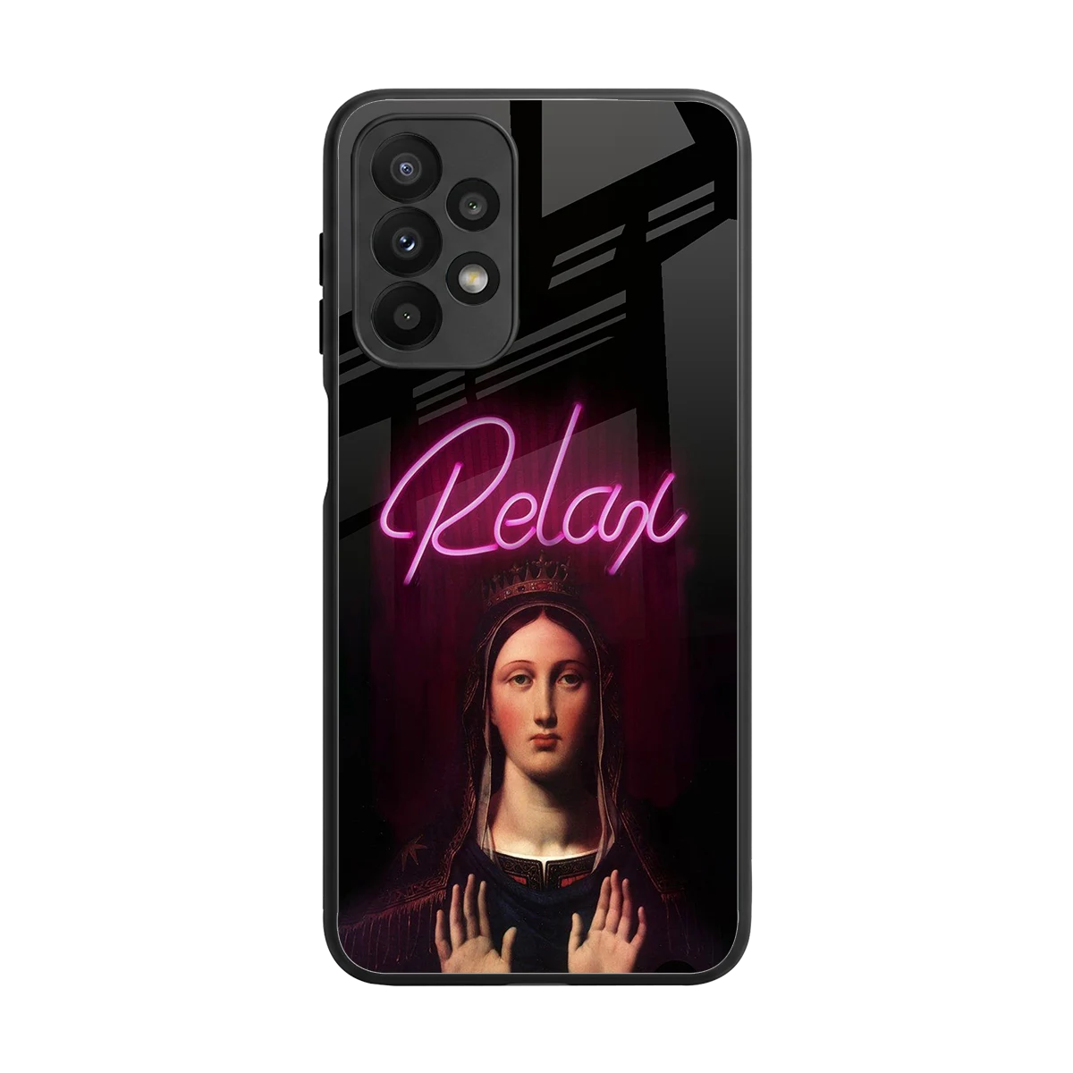 Relax back phone cover | glass case for samsung galaxy a23