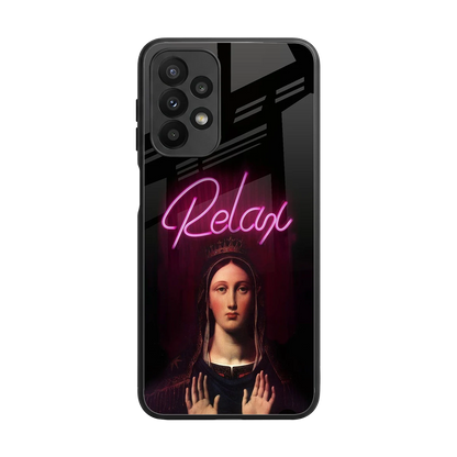 Relax back phone cover | glass case for samsung galaxy a23