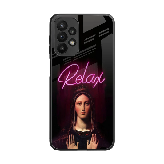 Relax back phone cover | glass case for samsung galaxy a23