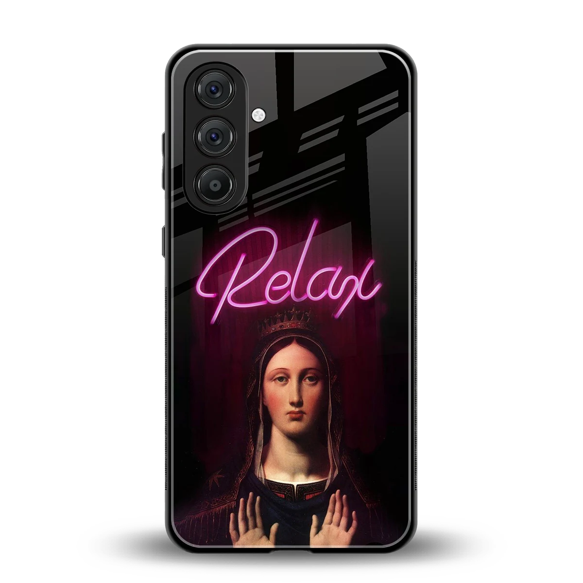 Relax back phone cover | glass case for samsung galaxy a37 5g
