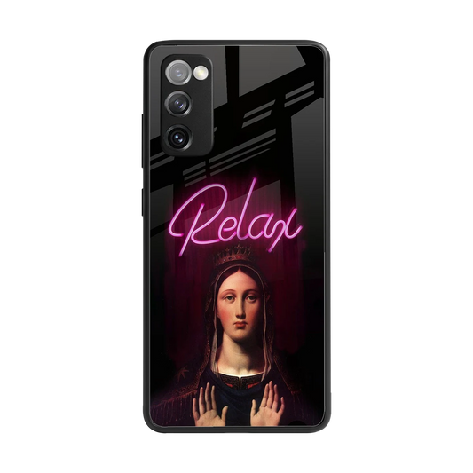 Relax back phone cover | glass case for samsung galaxy s20 fe