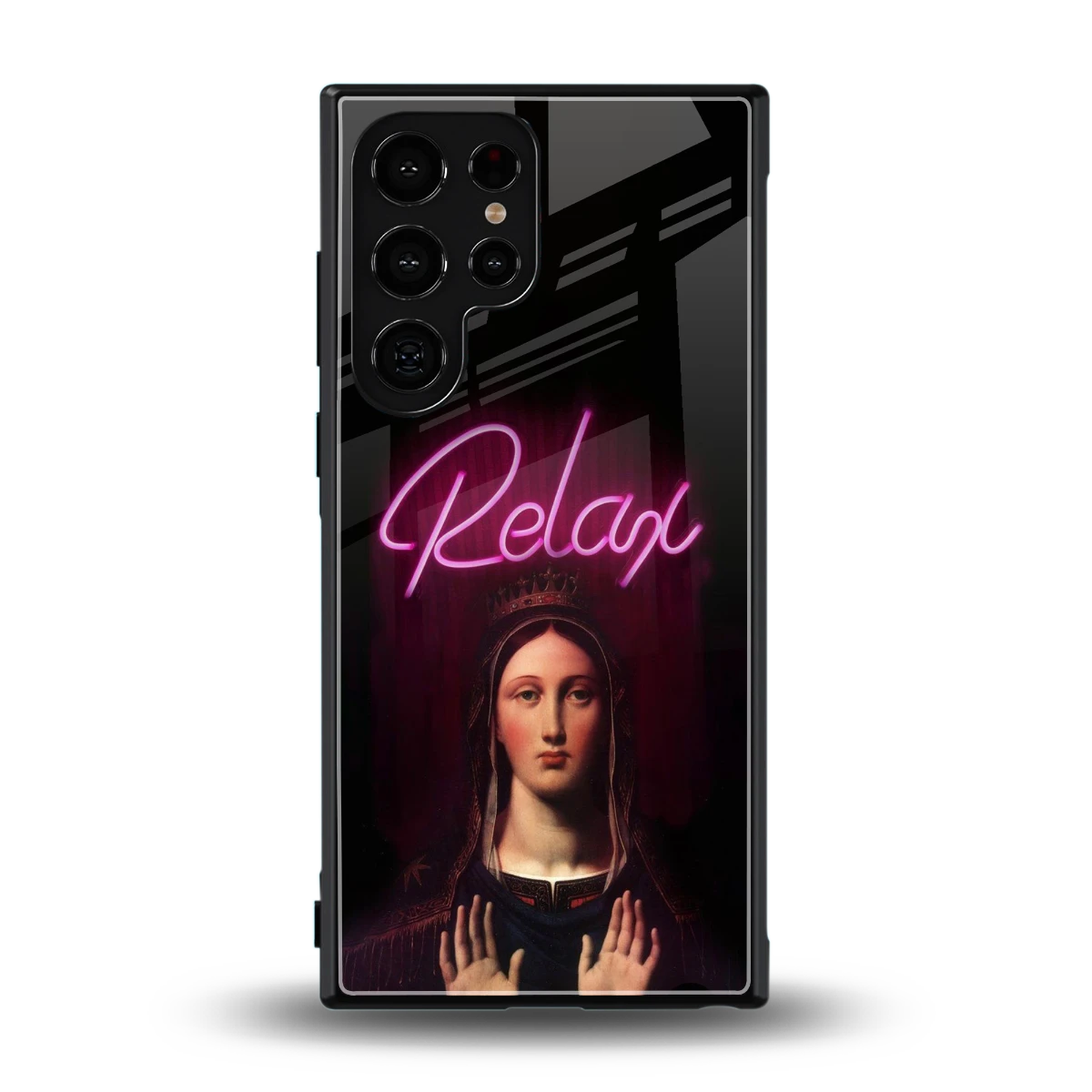 Relax back phone cover | glass case for samsung galaxy s23 ultra