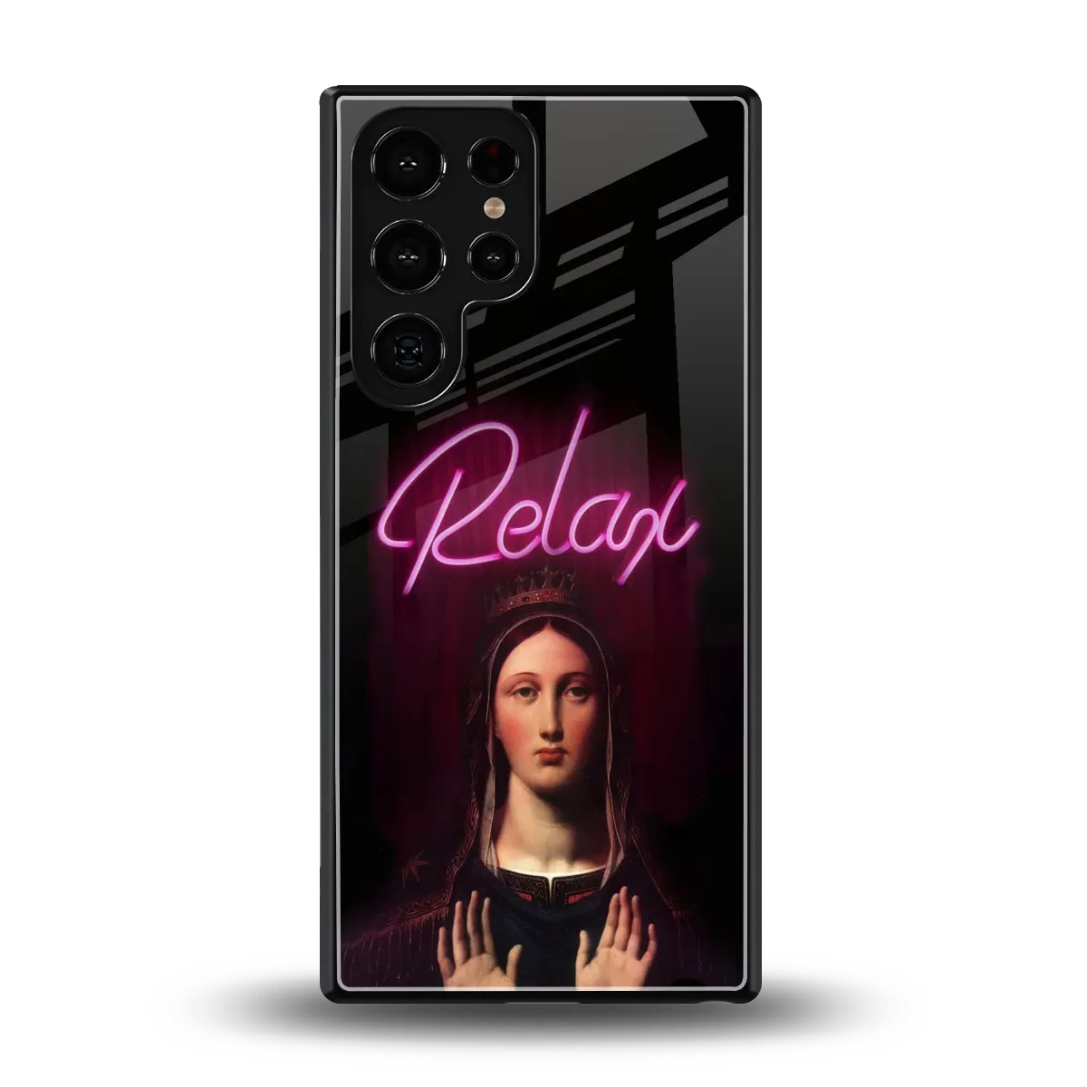 Relax back phone cover | glass case for samsung galaxy s25 ultra