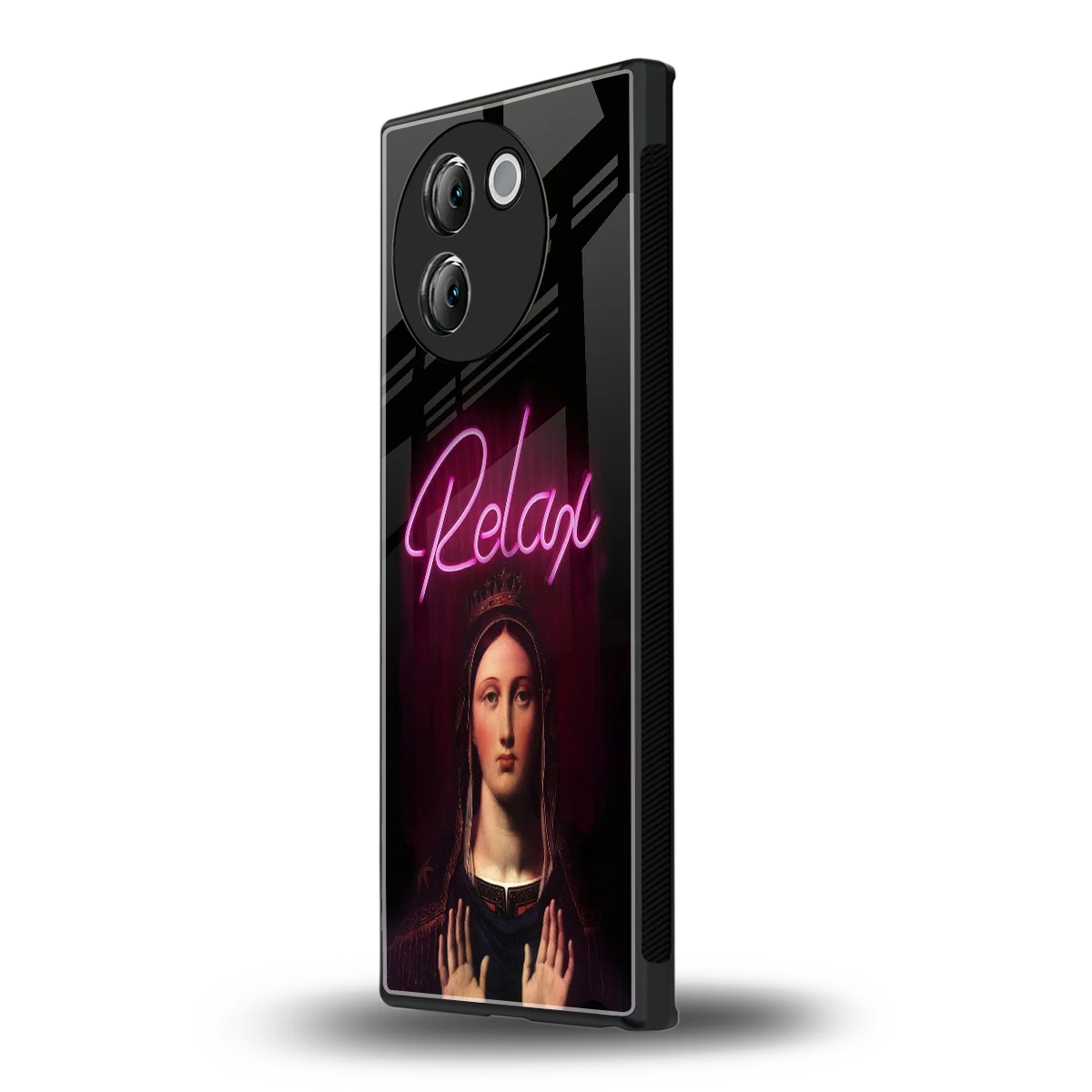 Relax vivo v30e mobile cover | shockproof glass phone case