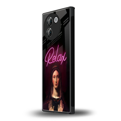 Relax vivo v30e mobile cover | shockproof glass phone case