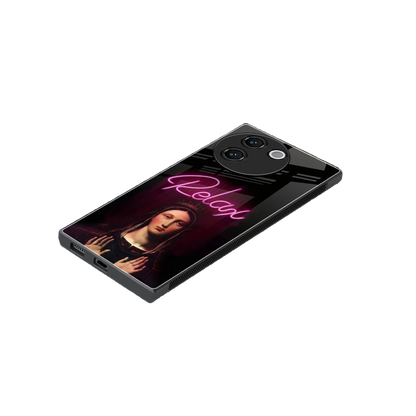 Relax stylish phone case for vivo v30e | glossy glass and slim fit