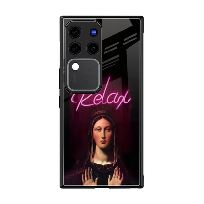 Relax back phone cover | glass case forvivo v30 pro
