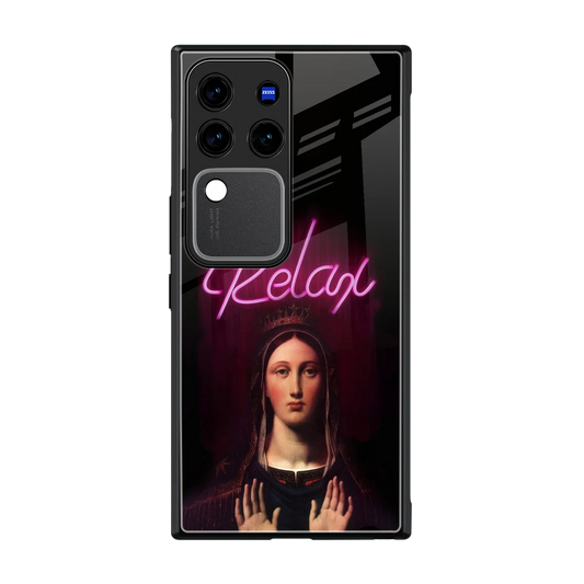 Relax back phone cover | glass case forvivo v30 pro