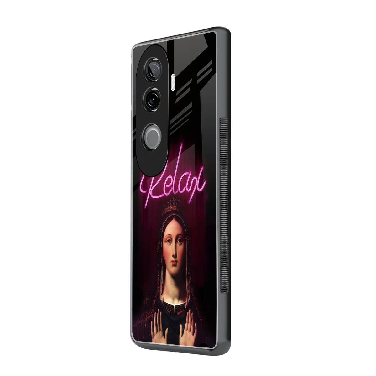 Relax vivo v40e mobile cover | shockproof glass phone case