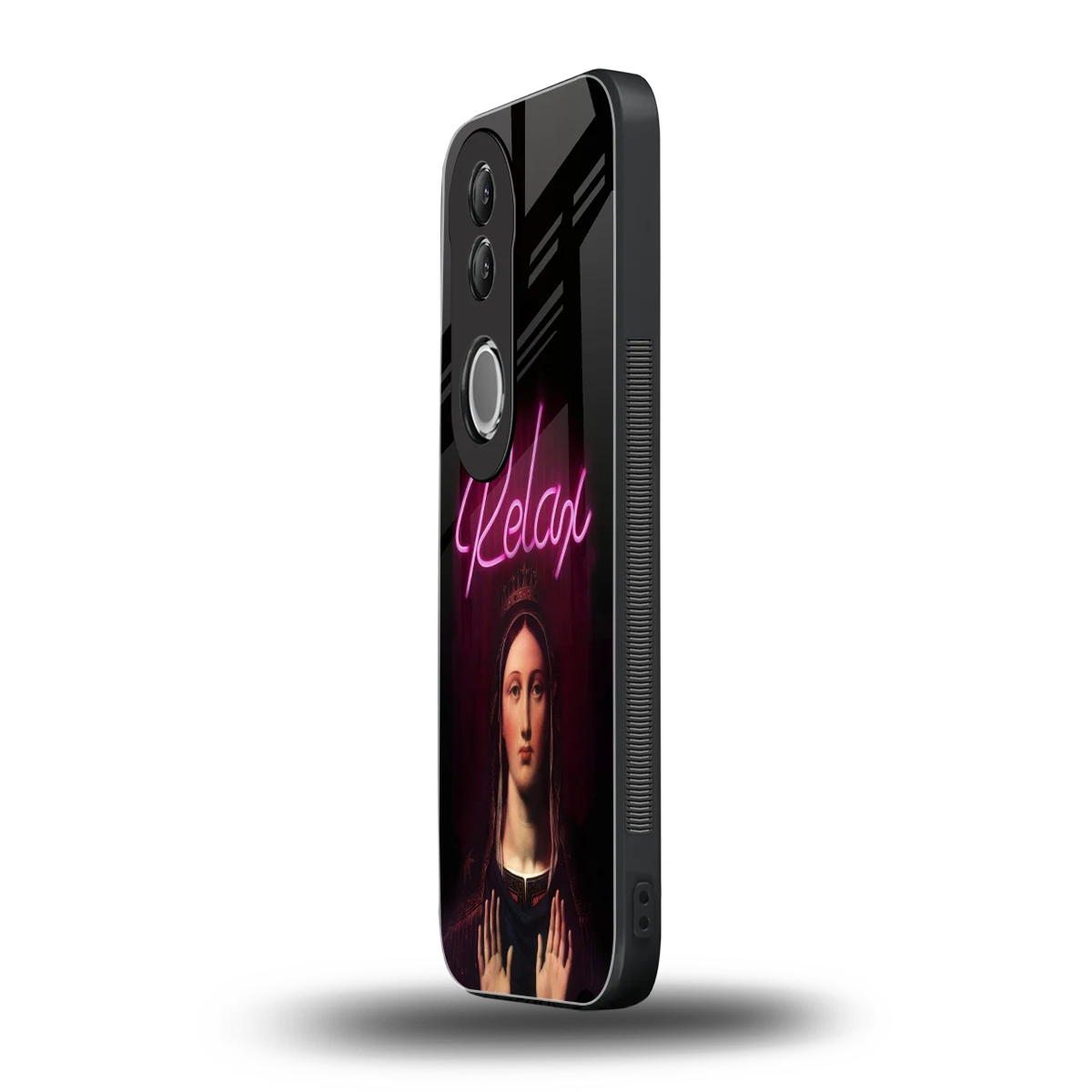 Relax vivo v50 mobile cover | shockproof glass phone case