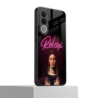 Relax vivo v70 fe mobile cover | shockproof glass phone case