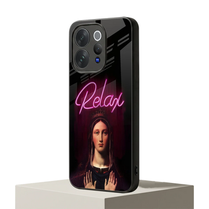 Relax vivo v70 elite mobile cover | shockproof glass phone case