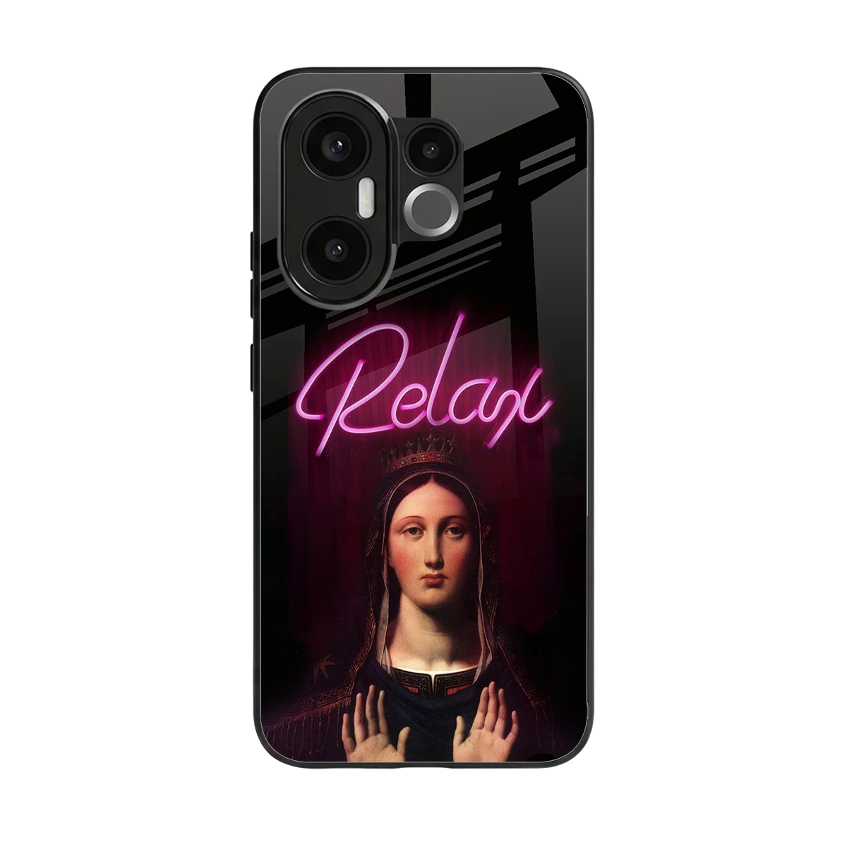 Relax back phone cover | glass case for vivo x200 fe