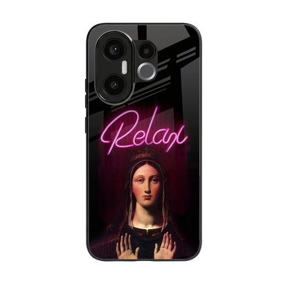 Relax back phone cover | glass case for vivo x200 fe