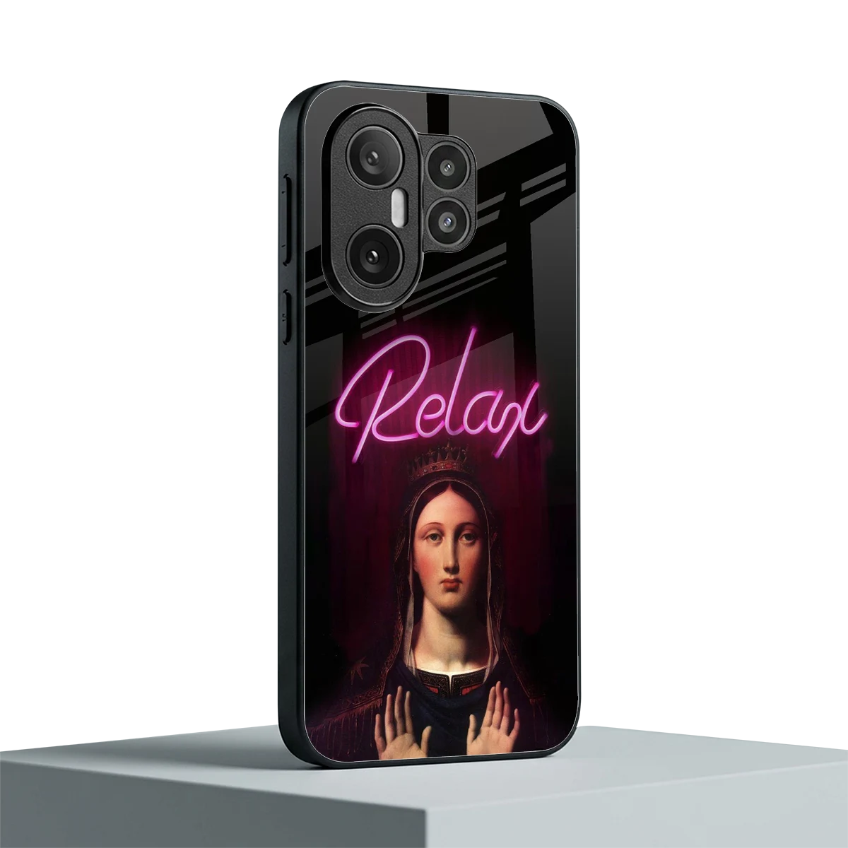 Relax vivo x200 fe mobile cover | shockproof glass phone case