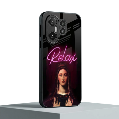 Relax vivo x200 fe mobile cover | shockproof glass phone case