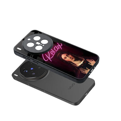 Relax sleek vivo x300 pro cover with tempered glass back and TPU edges