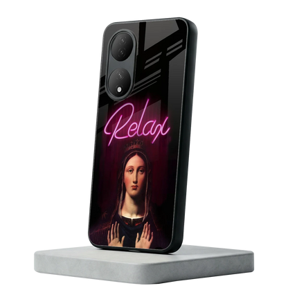 Relax Vivo-y100 mobile cover | shockproof glass phone case