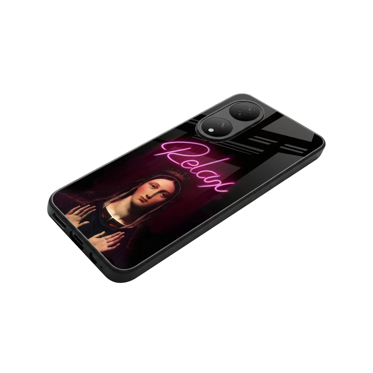 Relax stylish phone case for Vivo-y100 | glossy glass and slim fit