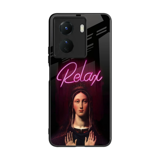 Relax back phone cover | glass case for vivo y16