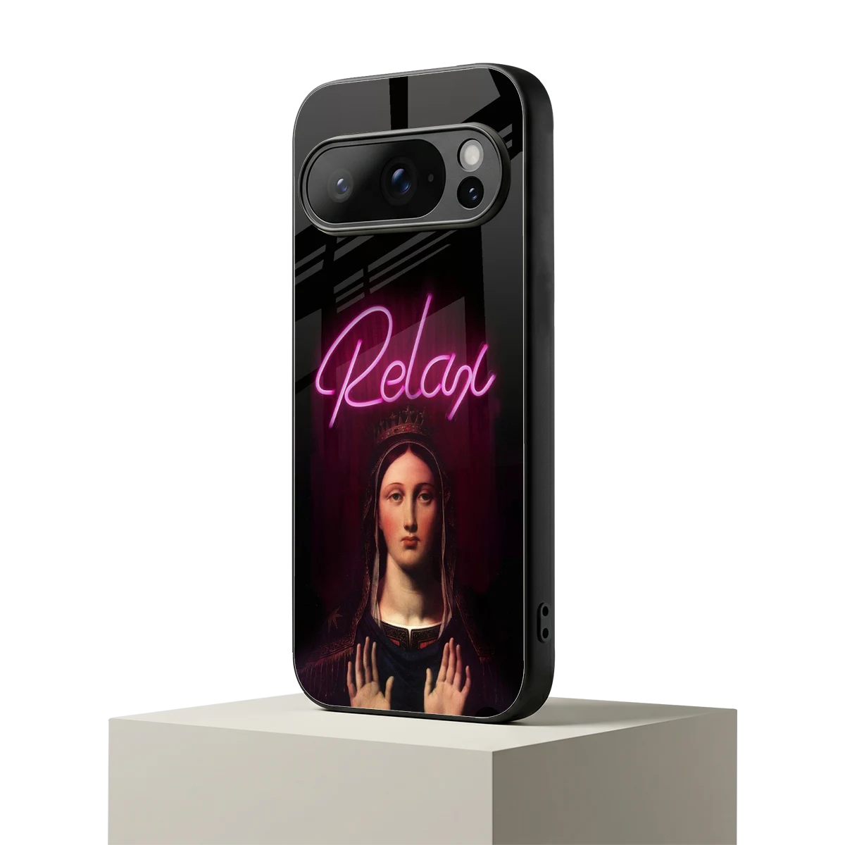 Relax google pixel 10 pro mobile cover | shockproof glass phone case