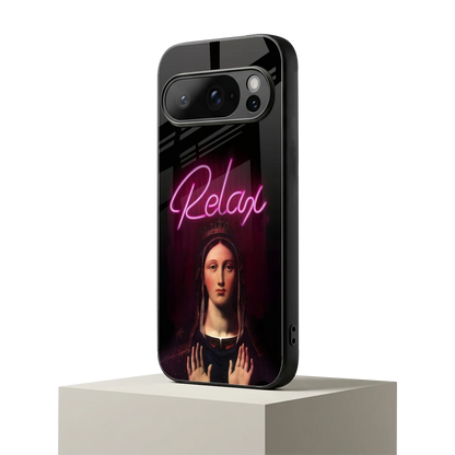 Relax google pixel 10 pro mobile cover | shockproof glass phone case