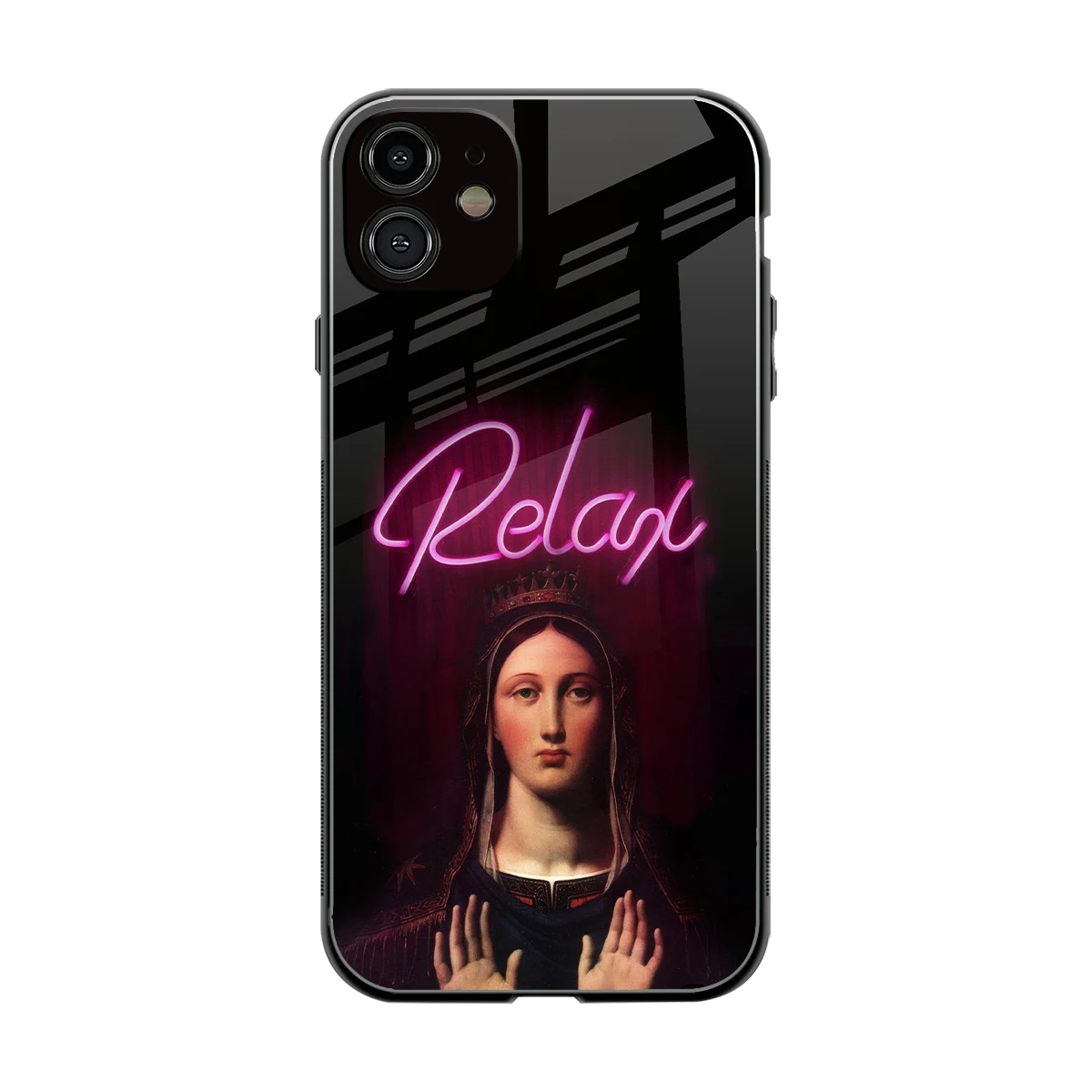 Relax back phone cover | glass case for iphone 11