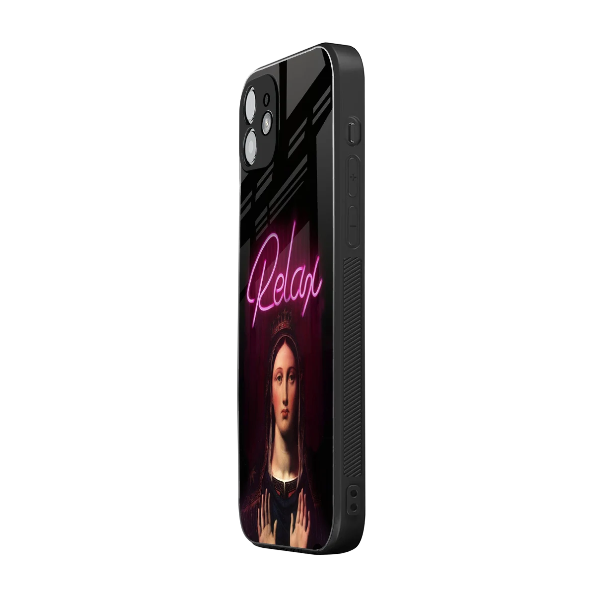 Relax iphone 11 mobile cover | shockproof glass phone case