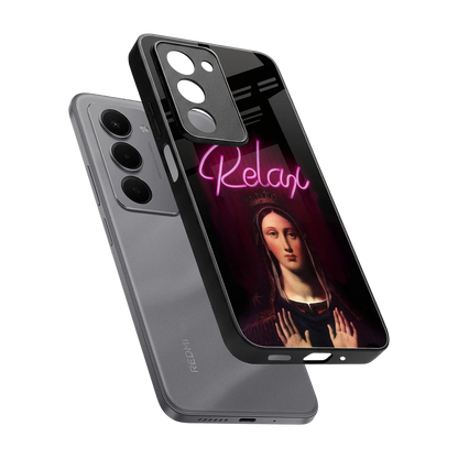 Relax sleek redmi 15 5g cover with tempered glass back and TPU edges
