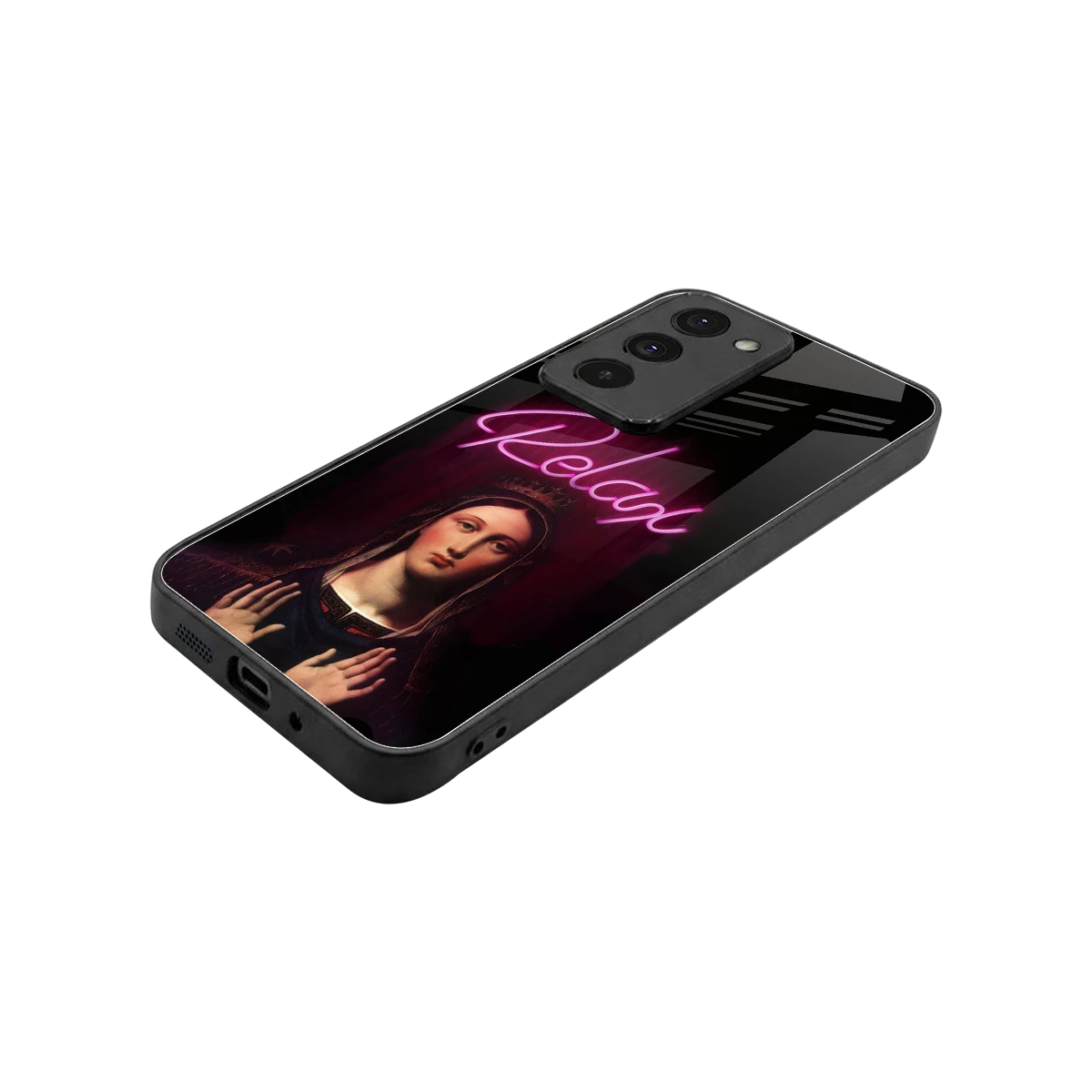 Relax stylish phone case for redmi 15 5g | glossy glass and slim fit