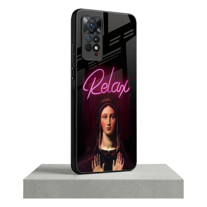 Relax redmi note 11 pro mobile cover | shockproof glass phone case