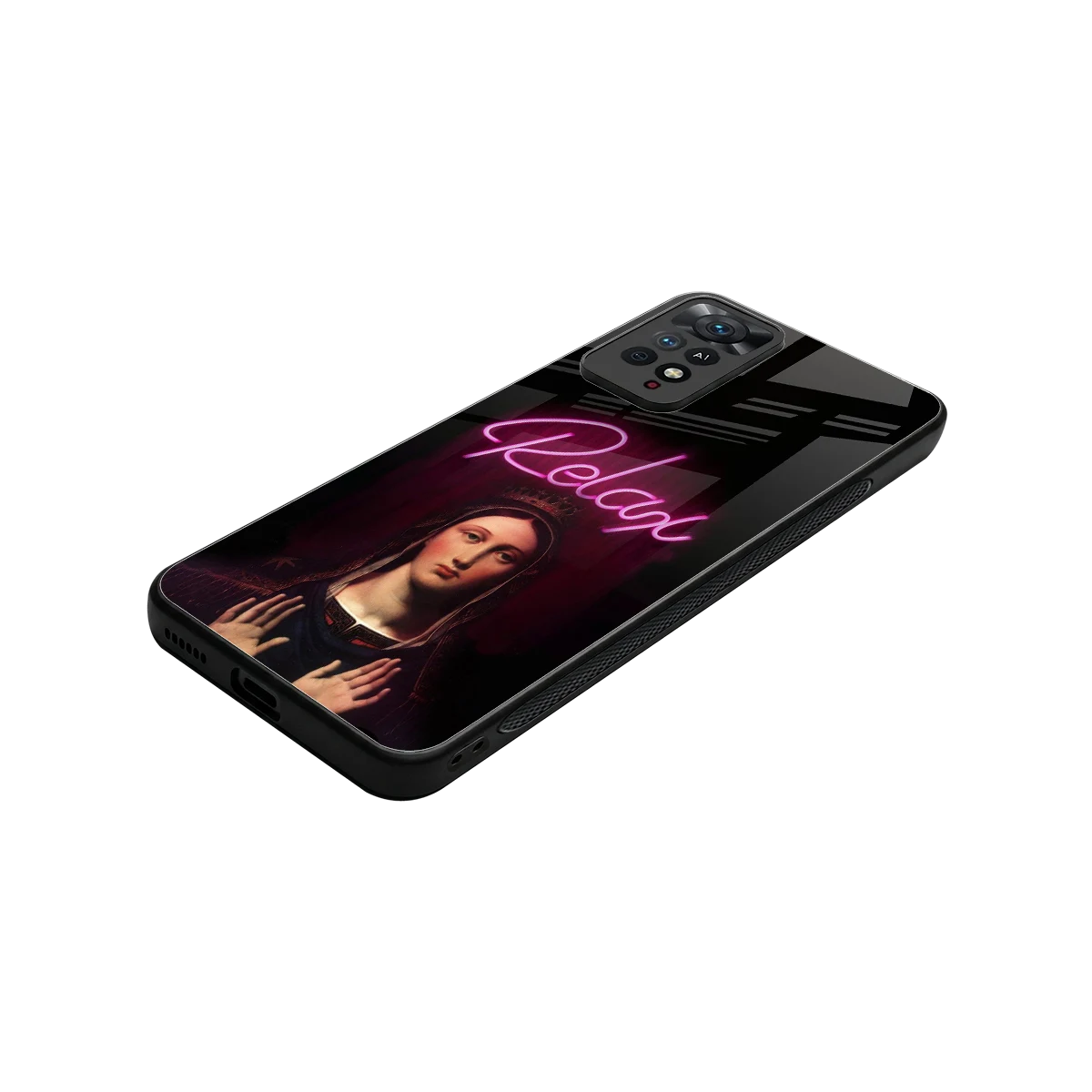 Relax stylish phone case for redmi note 11 pro | glossy glass and slim fit