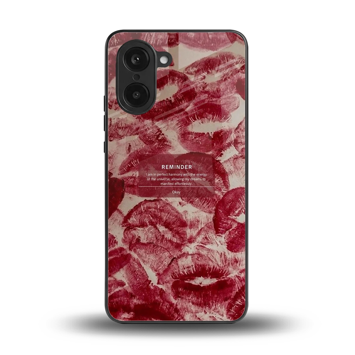 Reminder back phone cover | glass case for oneplus nord ce5 5g