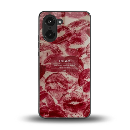 Reminder back phone cover | glass case for oneplus nord ce5 5g