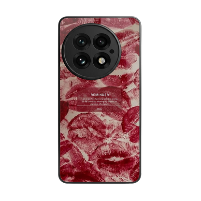 Reminder back phone cover | glass case for oneplus 13